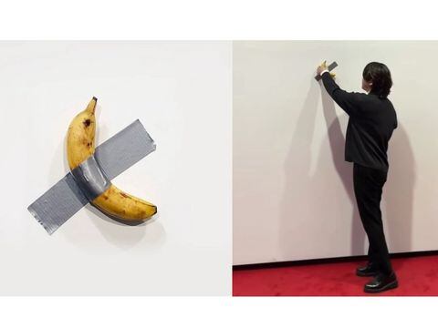 Banano obra de arte del Museo de Arte Leeum de Seúl