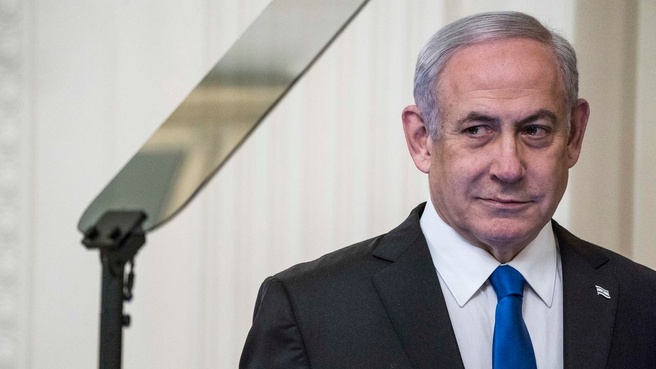 Benjamin Netanyahu durante su mandato como primer ministro de Israel.
