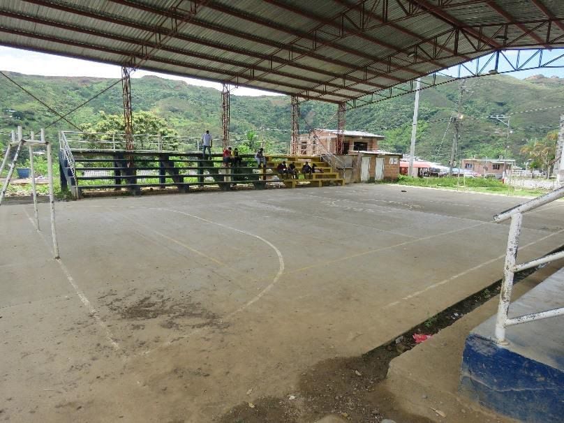 Sitio donde fue herido de gravedad Gilberto Valencia en Cauca.