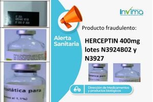 Alerta sanitaria por falsificación de Herceptin