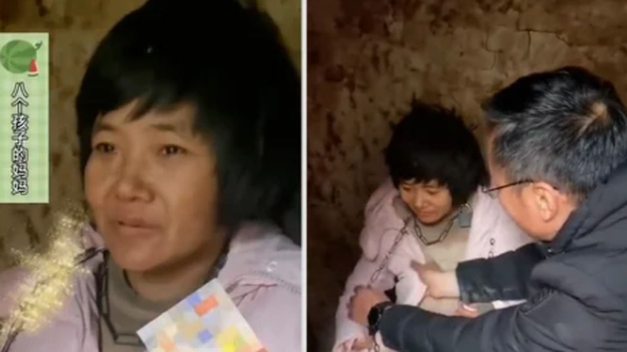 Mujer China encadenada