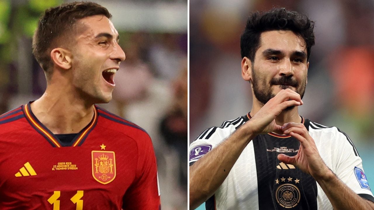 Ferrán Torres e Ilkay Gundogan, autores de goles para su selección en el inicio de Qatar 2022