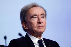 Bernard Arnault, Chairman and Chief Executive Officer of LVMH Moet Hennessy Louis Vuitton, attends the company's shareholders meeting in Paris, France, April 20, 2023. REUTERS/Gonzalo Fuentes
