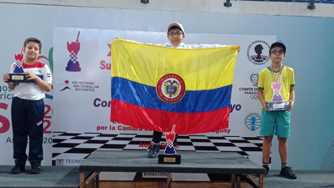 Colombia se coronó campeona de ajedrez en Paraguay.