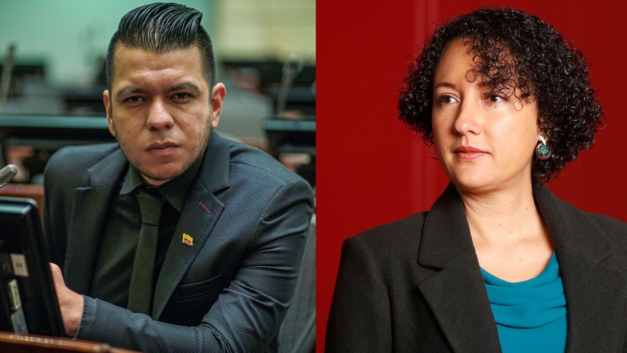 Jota Pe Hernández e Isabel Zuleta, senadores de la República.