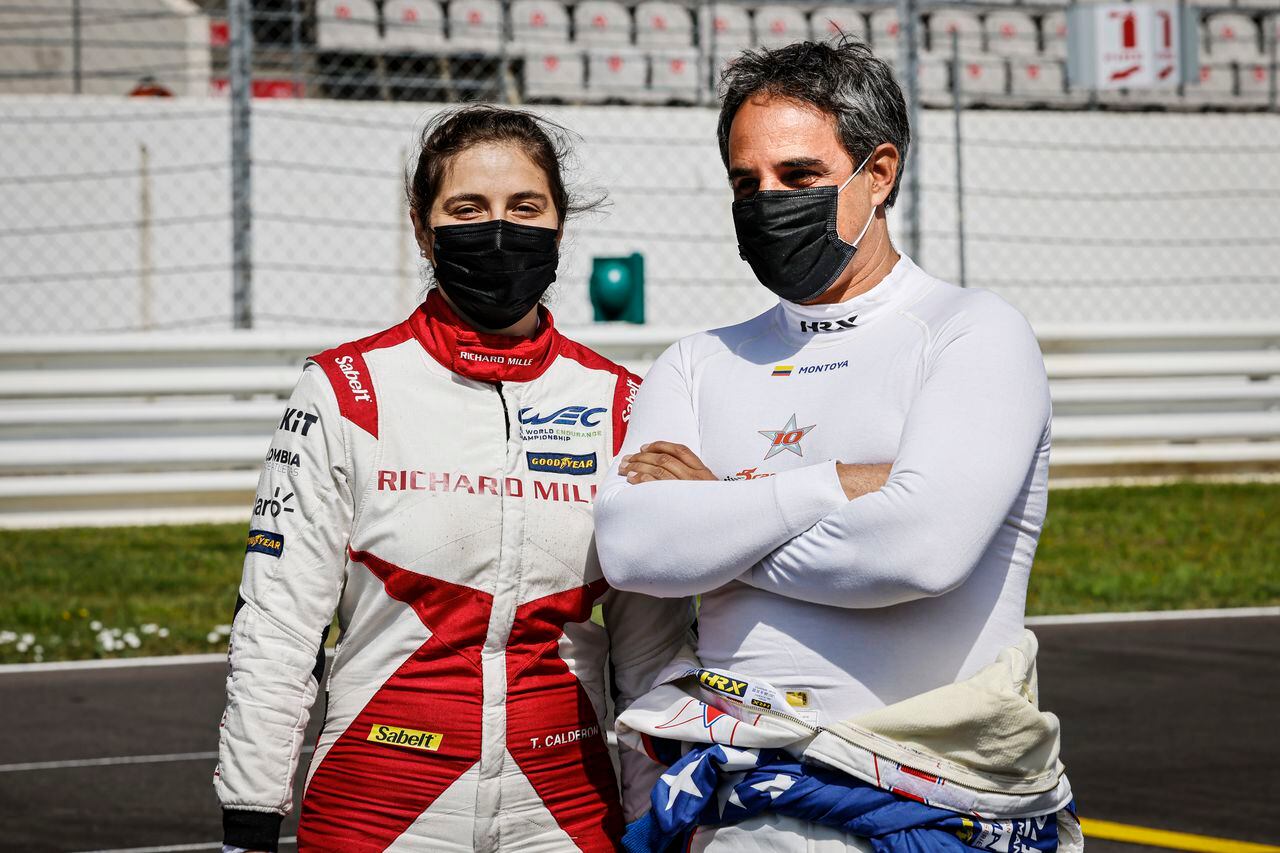 Tatiana Calderón siempre ha tenido como gran referente a Juan Pablo Montoya, el primer piloto colombiano en la Fórmula Uno y con quien compite actualmente en el Mundial de Resistencia.