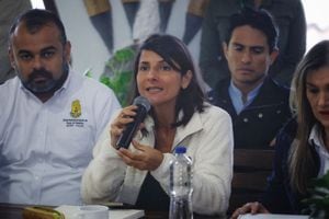 Irene Vélez, ministra de Minas y Energía, en el PMU por la emergencia del gas.