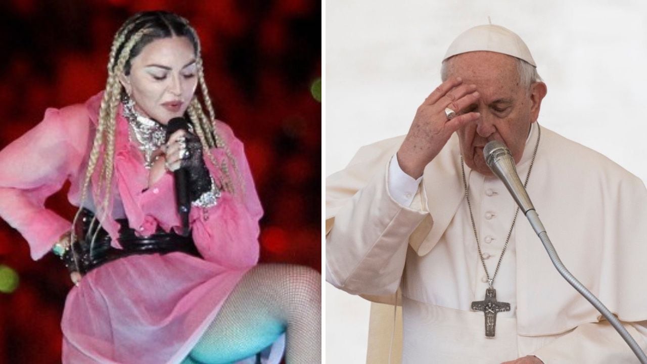 La cantante Madonna le envió un mensaje directo al papa Francisco