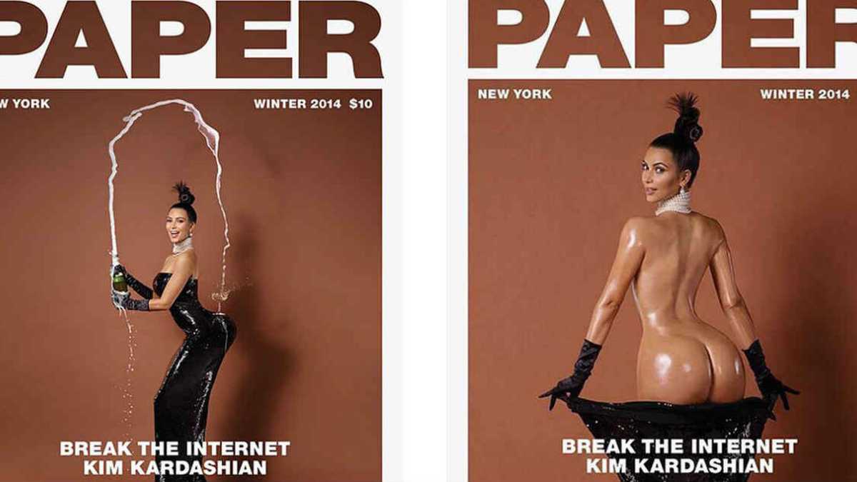 Kim kardashian posó desnuda para la revista ‘Paper’ el pasado 12 de noviembre.