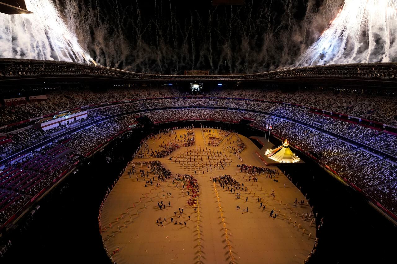 Así fue el final de la ceremonia inaugural de los Juegos Olímpicos de Tokio 2020.