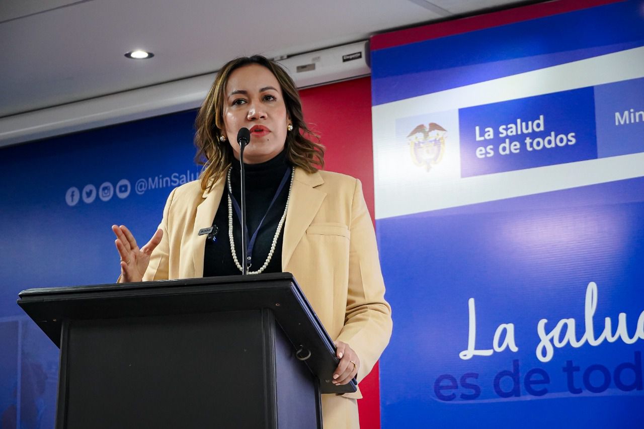 The New Minister Of Health And Social Security, Carolina Corcho.