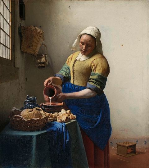 Johannes Vermeer, The Milkmaid, 1658-59, Rijksmuseum, Amsterdam