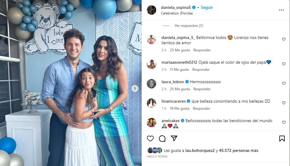 Daniela Ospina recibió decenas de comentarios