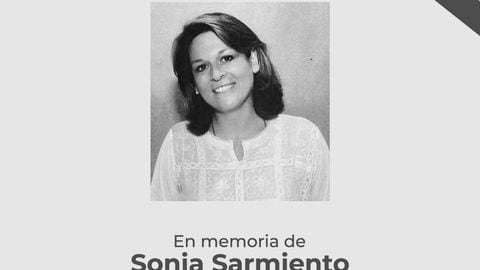 Esta fue la imagen con la que el Grupo Aval dio sus condolencias por la muerte de Sonia Sarmiento,