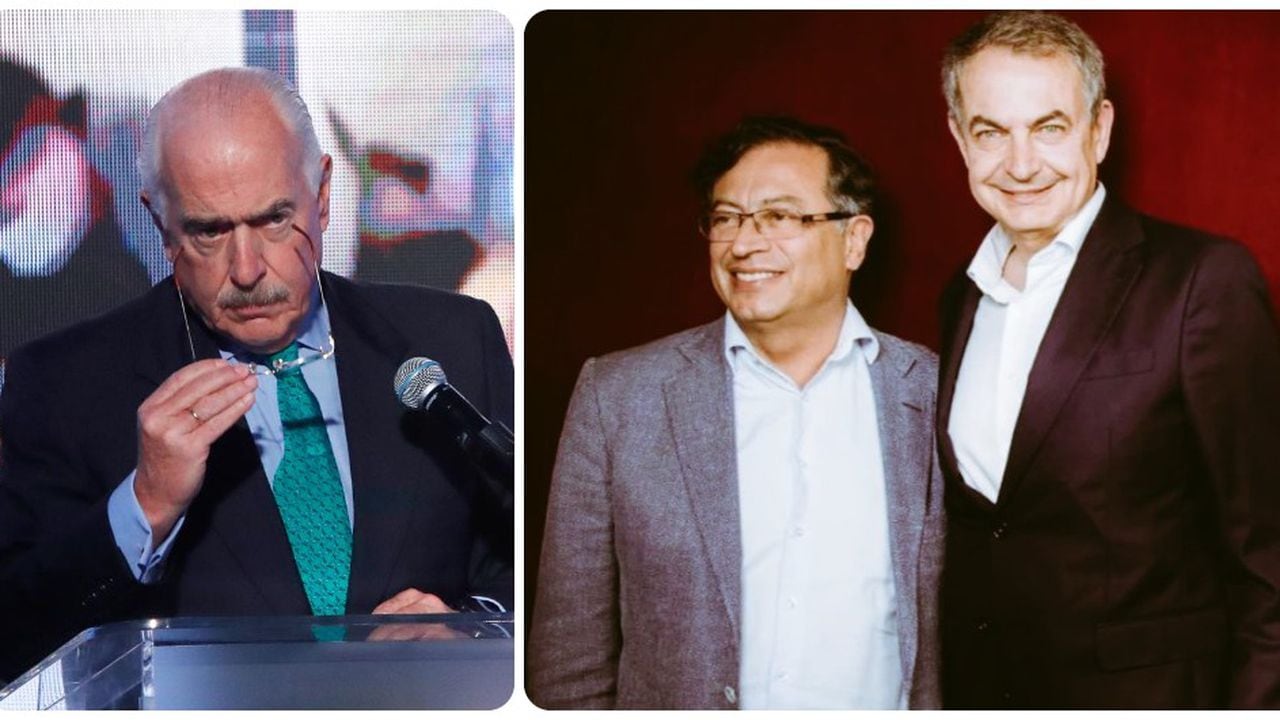 Andrés Pastrana, Gustavo Petro y José Luis Rodríguez Zapatero