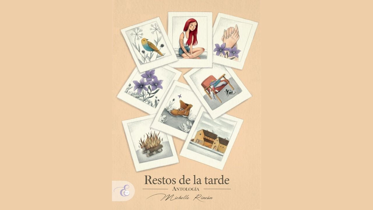 ‘Restos de la Tarde’ es una antología poética que reúne por primera vez para Colombia, el trabajo de la escritora Michelle Rincón  publicado en México, Perú, Cataluña e India.