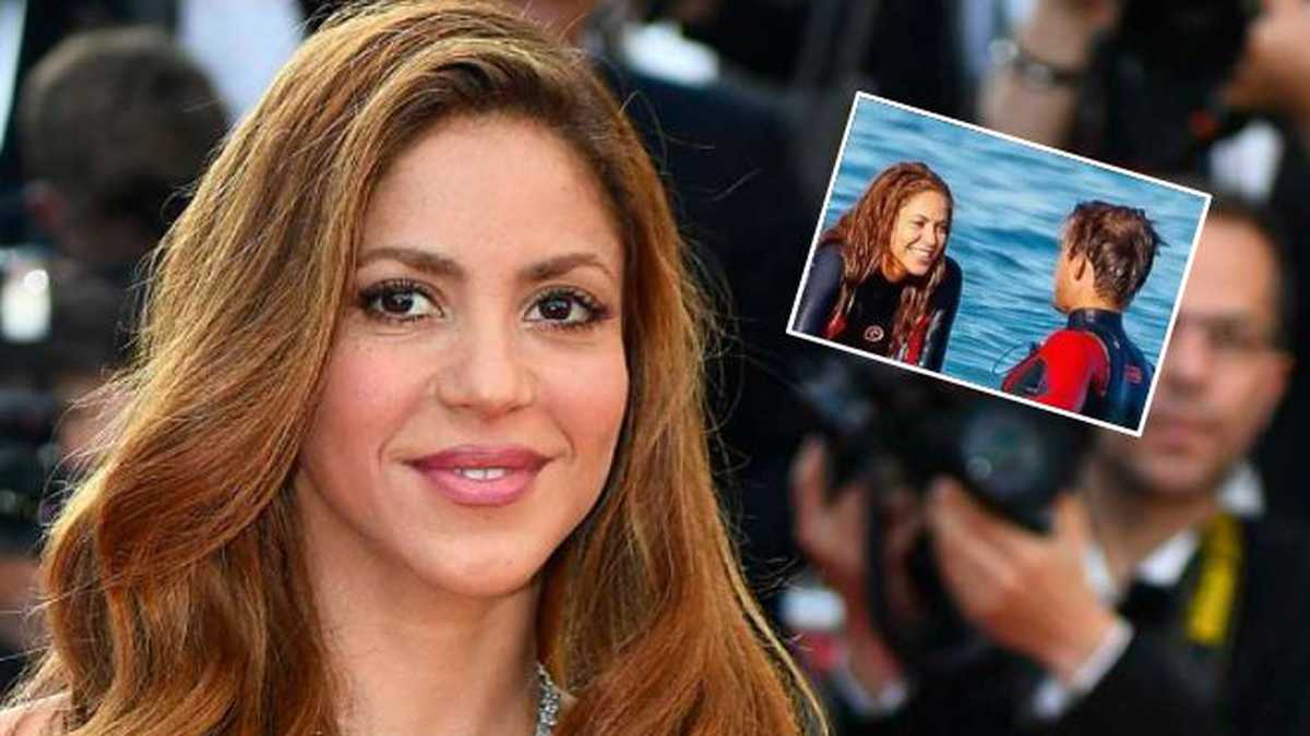 Shakira fue captada con un misterioso hombre en las playas de Cantabria, España