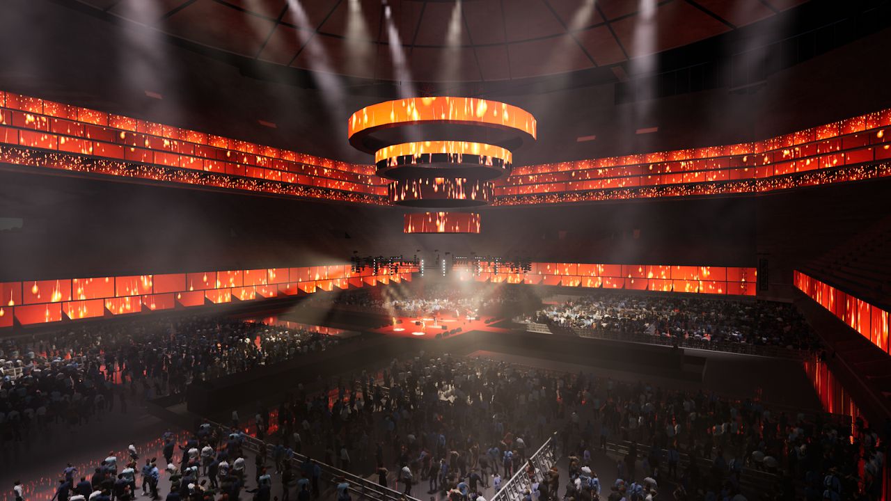 Espectáculos deportivos y musicales se podrán desarrollar en esta Arena con capacidad para 53.000 pesonas