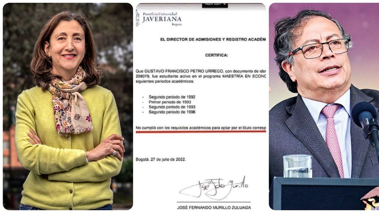 Ingrid Betancourt, Gustavo Petro y el certificado de la Universidad Javeriana.