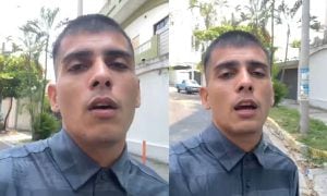 El video muestra al joven libre en las calles de El Salvador