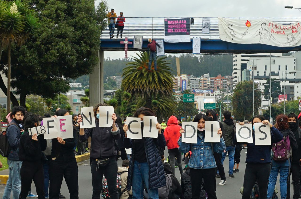 Protestas en Ecuador