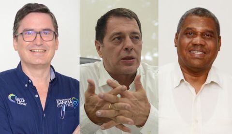 Los candidatos a la Gobernación del Valle del Cauca, Óscar Gamboa y Santiago de Castro, le hicieron un llamado a Tulio Gómez.