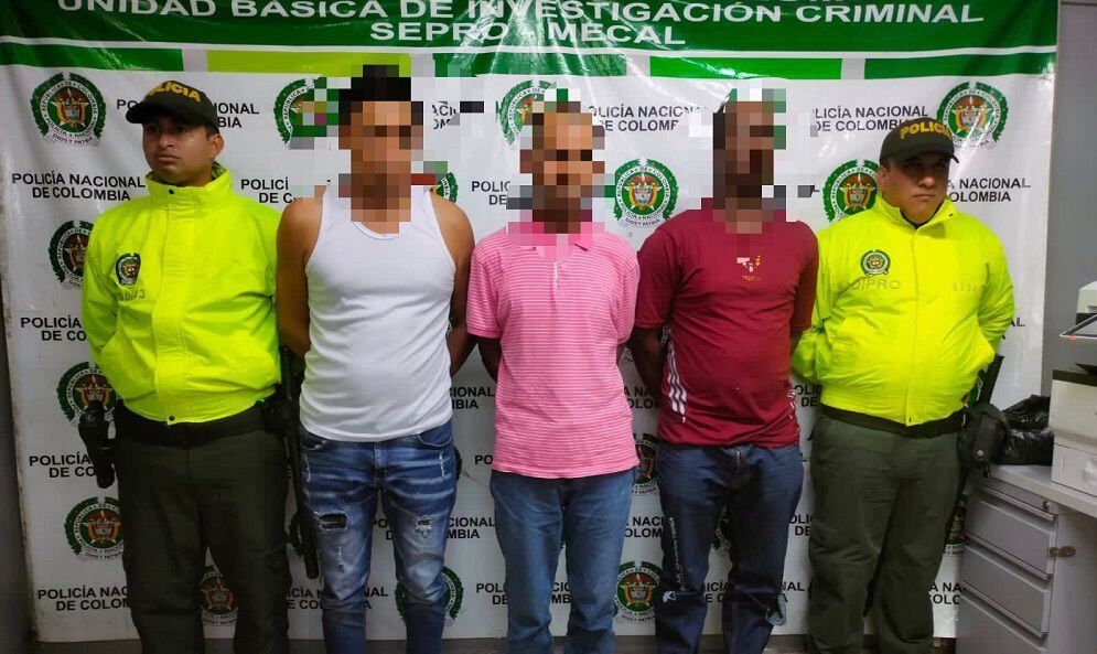 Alias Humberto y dos sujetos más fueron capturados por las autoridades.