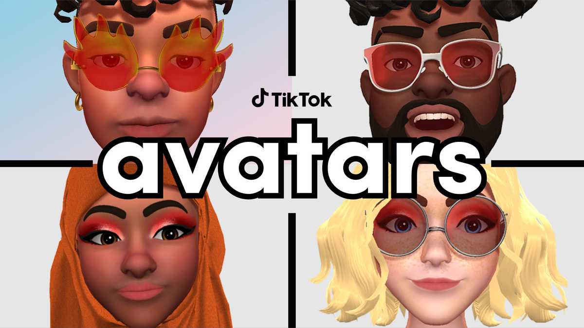 Los nuevos avatares personalizables de TikTok. Foto: Europa Press.
