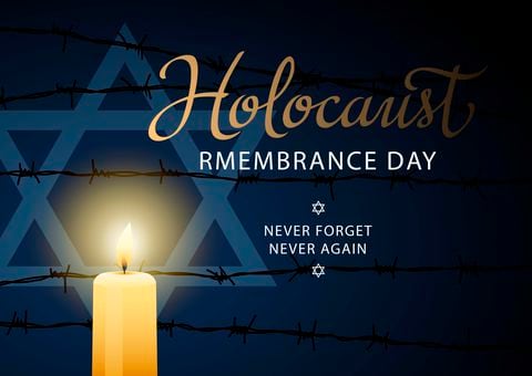El Día Internacional de Conmemoración del Holocausto se conmemora cada 27 de enero