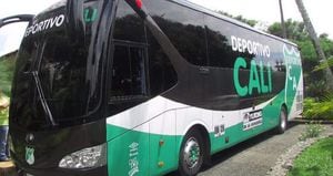 Bus Deportivo Cali. Foto: Deportivo Cali Oficial