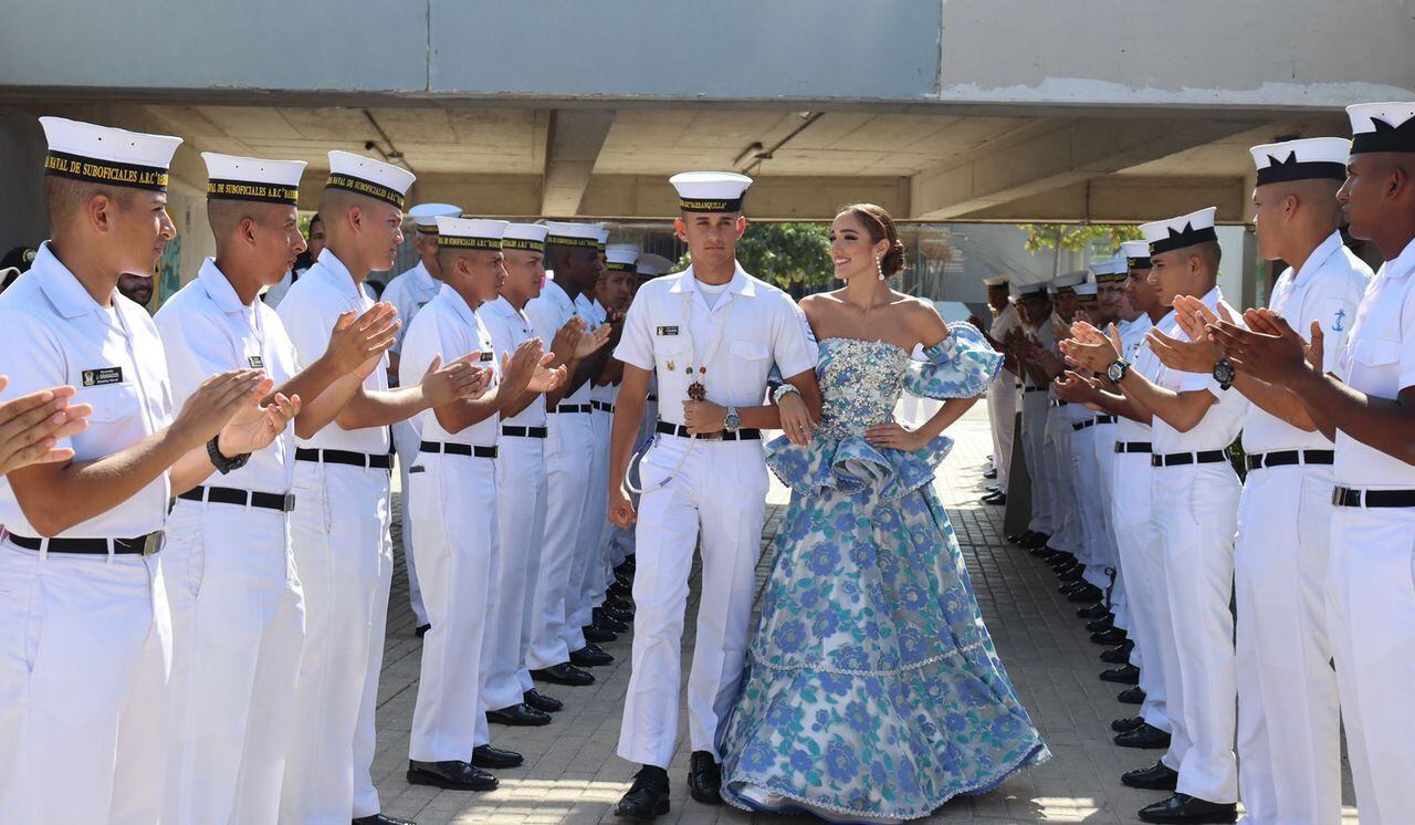 Evento del Carnaval de Barranquilla en la Armada Nacional.