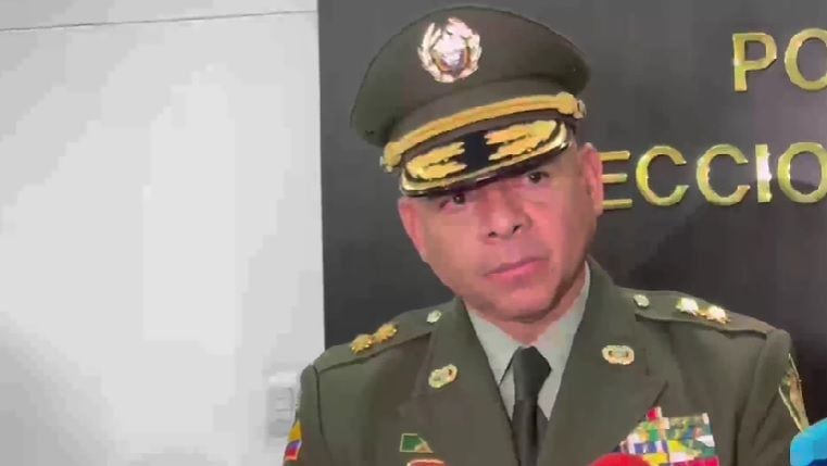 Brigadier geneneral Nicolas Alejandro Zapata, Director Antinarcóticos de la Policía Nacional.