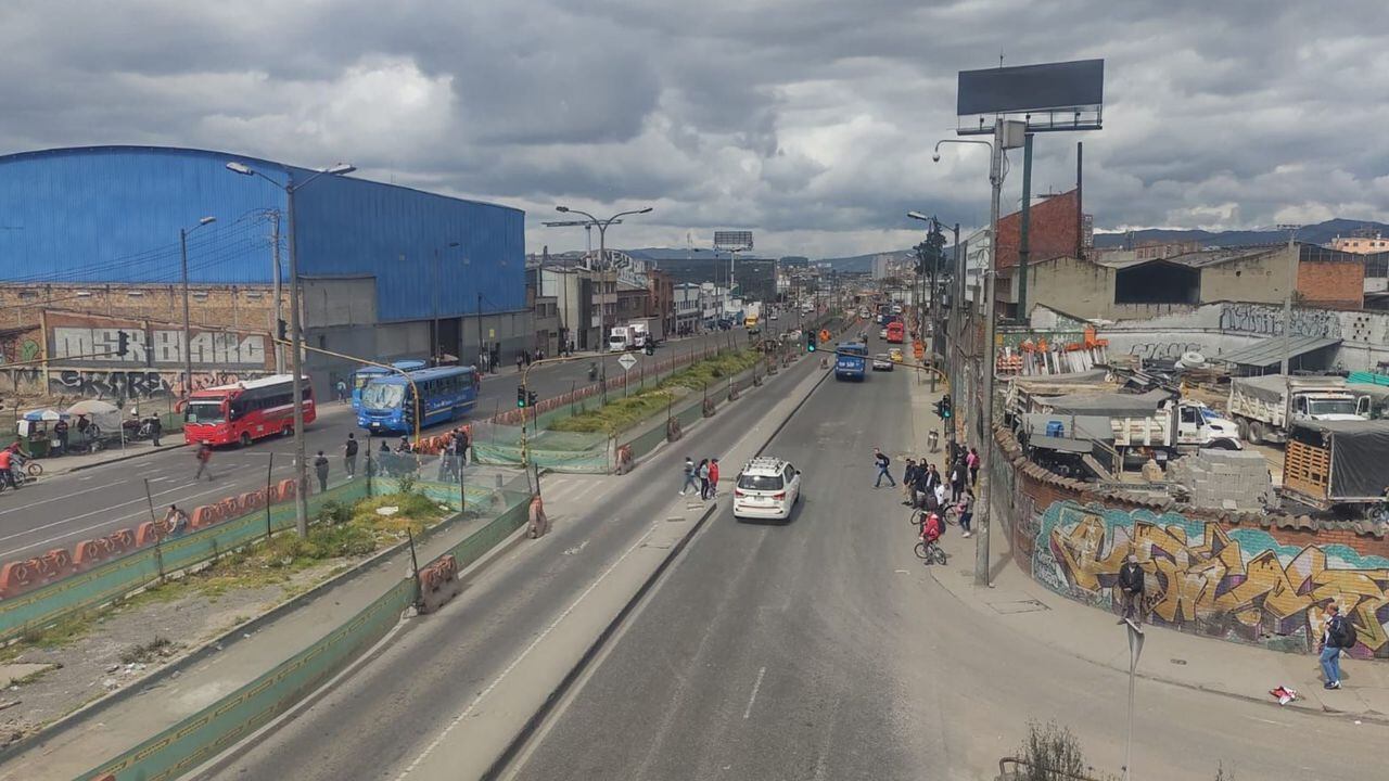 Cierre Avenida 68 Bogotá