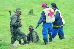Ataque guerrillero en Gutiérrez Cundinamarca, perpetrado por las Farc en 1999