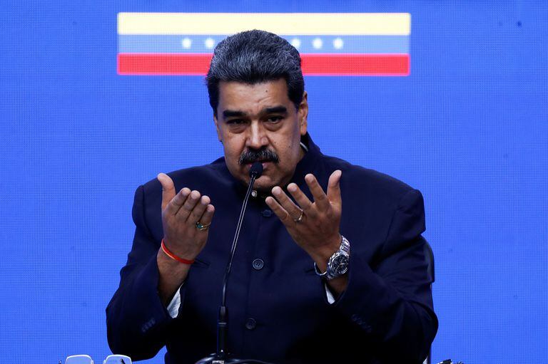 Nicolás Maduro no se guardó nada contra el gobierno de los Estados Unidos. Foto: Reuters.