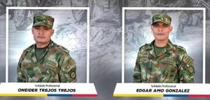 Soldados asesinados por disidencias de la Farc en Cauca.