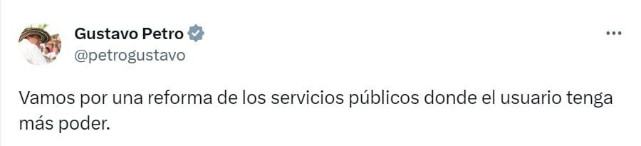 Según el mandatario de los colombianos, esta reforma a los servicios públicos evitará los cobros injustos y las costosas tarifas.