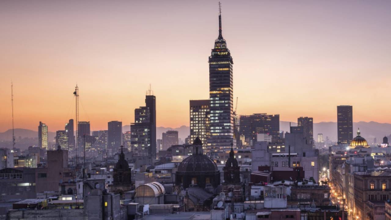 Panorama de la Ciudad de México.