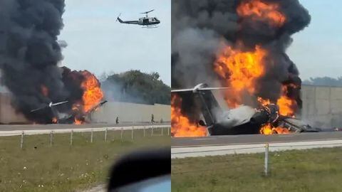Accidente aéreo en Florida