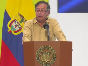 Gustavo Petro, presidente de Colombia, en la instalación del Congreso de Infraestructura.