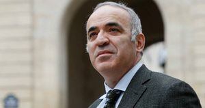 Garry Kasparov en París en 2017. Crédito: Thomas Samson / AFP