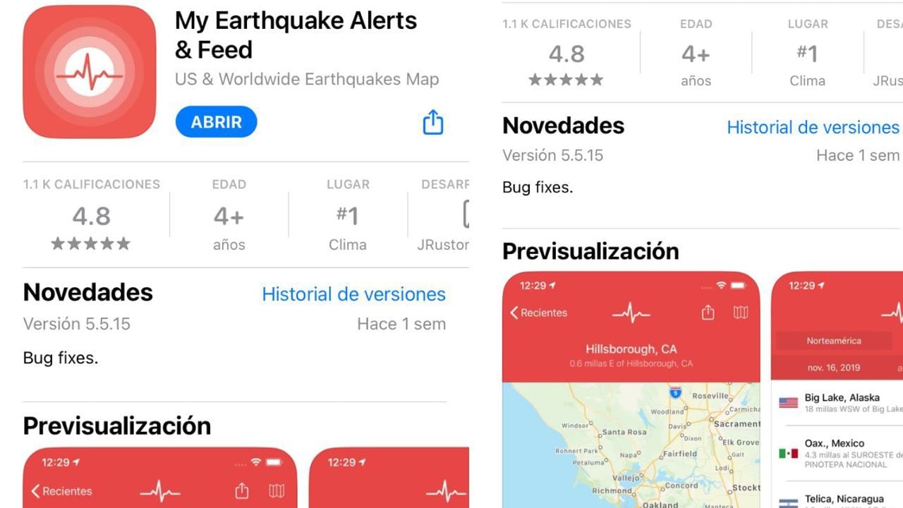 ¿Cuál es la mejor aplicación de sismos?
