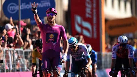 Jonathan Milan ganó la etapa 13 del Giro de Italia, tercera en lo que va de la competencia.
