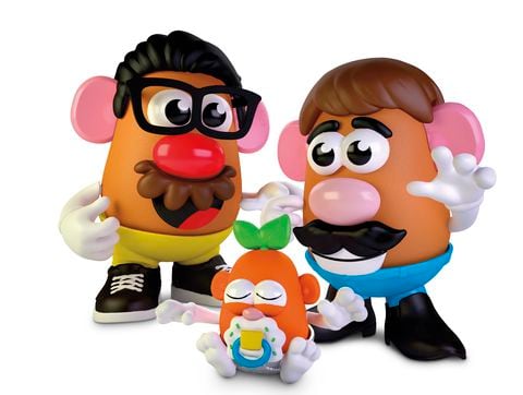 This photo provided by Hasbro shows the new Potato Head world.