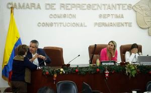 Reforma Laboral  primer debate en Comisión Séptima de la Cámara de Representantes
Bogota diciembre 14 del 2023
Foto Guillermo Torres Reina / Semana
