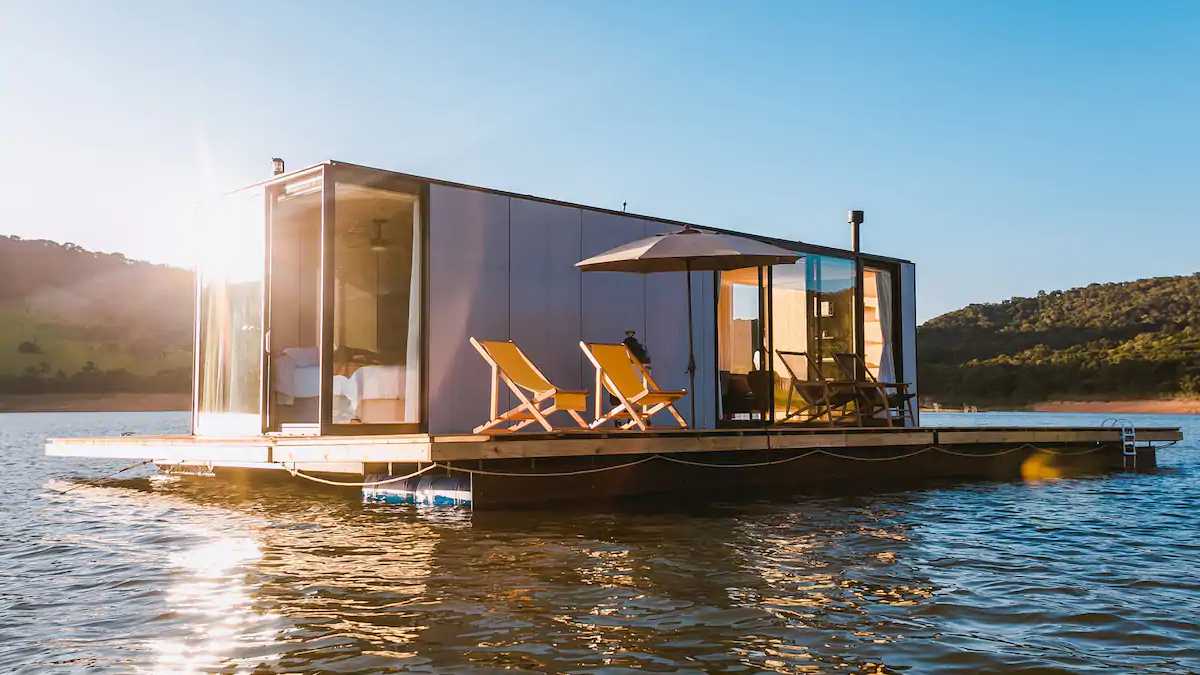 Casa flotante Airbnb.