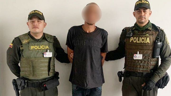 El señalado ladrón fue capturado por la Policía de Cúcuta.