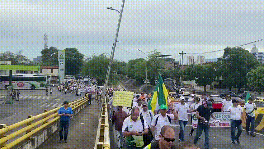 Así avanzan en Cúcuta las Marchas 27 de septiembre en favor del Gobierno del presidente Gustavo Petro