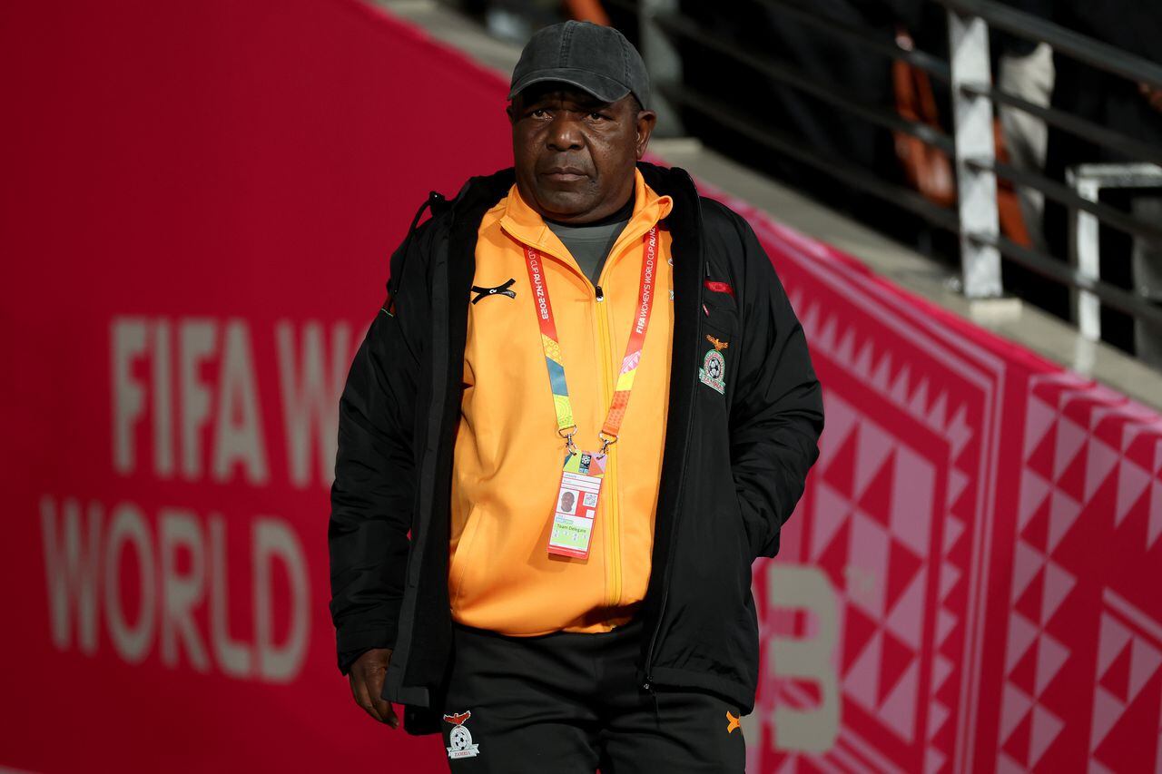 Bruce Mwape, técnico de la selección de Zambia