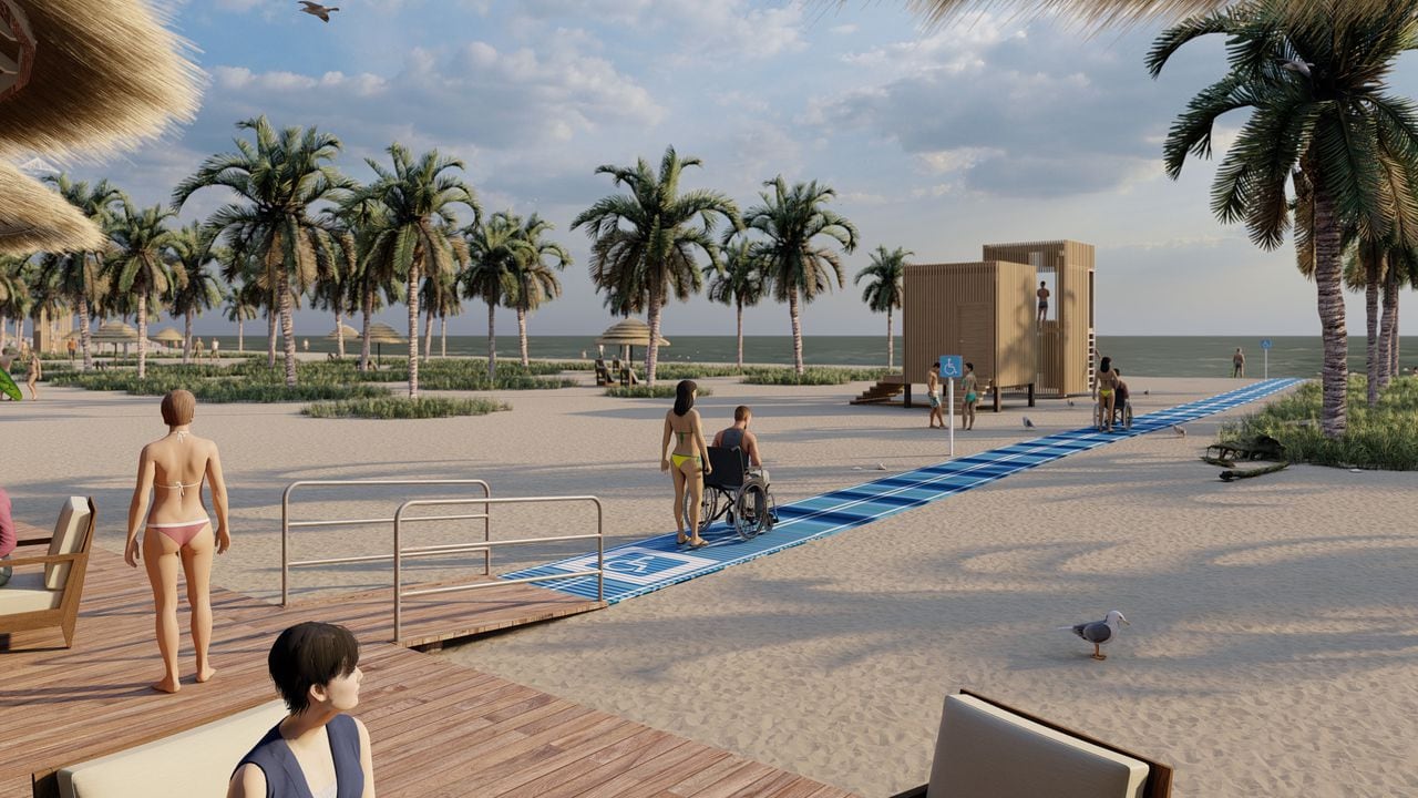Las playas Country y Sabanilla II serán ciento por ciento playas inclusivas para personas con diversas discapacidades.